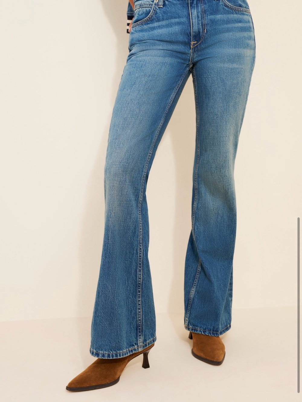 💙☮️Trendy ‘We The Free West Coast Relaxed’ High Rise Flare Jeans☮️💙